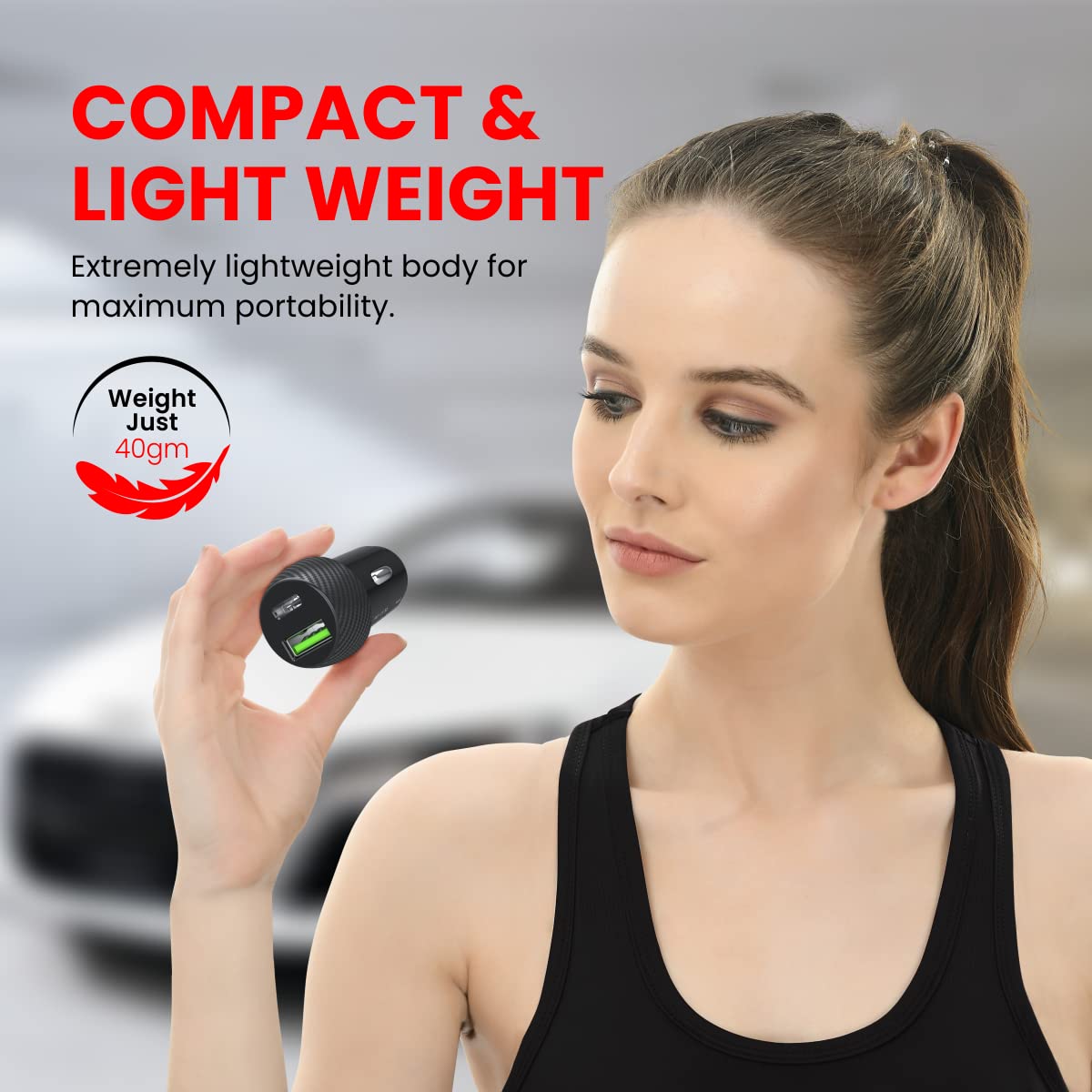 Portronics Toad 20 Car Charger view 5